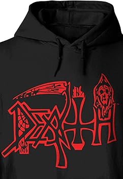 Amazon.com: DEATH Hoodie Scream Bloody Gore Band Logo